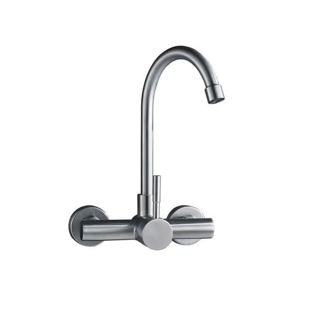 360 Degree Rotation Wall Mounted Single Handle Faucet