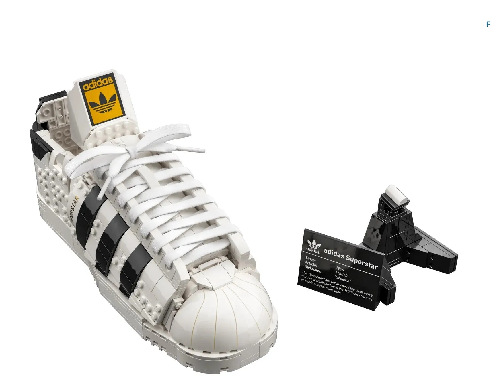 Adidas Originals Superstar Shelltoe Lego Set 10282