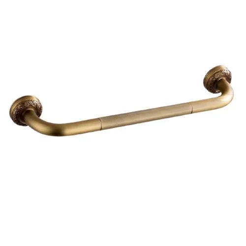 Antique Brass Brushed Bathtub Grab Bars Handrails