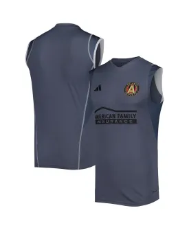 Atlanta United FC 2023 Men's Gray Sleeveless Training Jersey