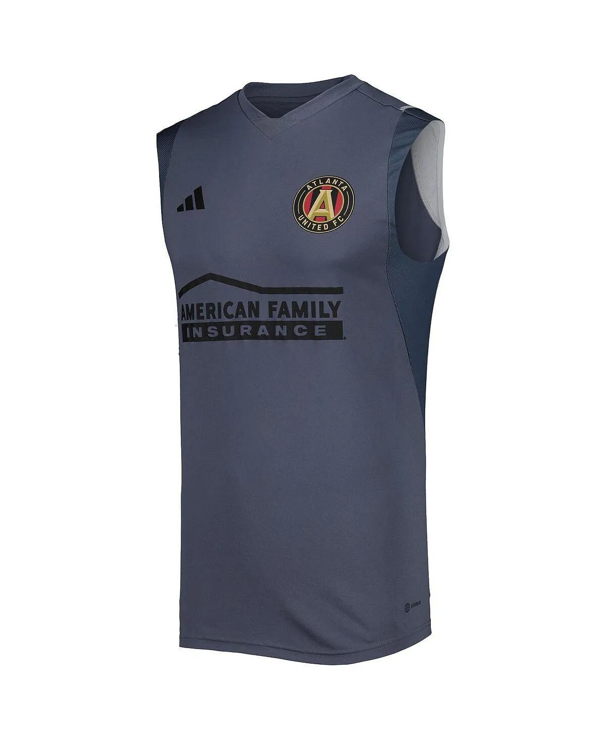 Atlanta United FC 2023 Men's Gray Sleeveless Training Jersey