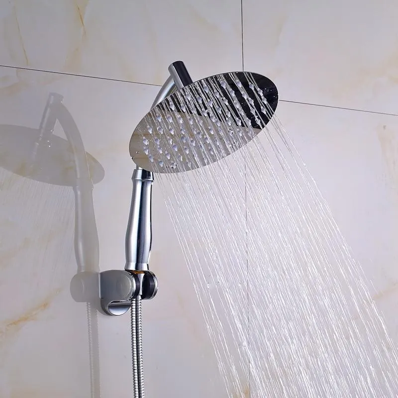 Big Round Shaped Rainfall Type Shower Head and Shower Arm with Bracket