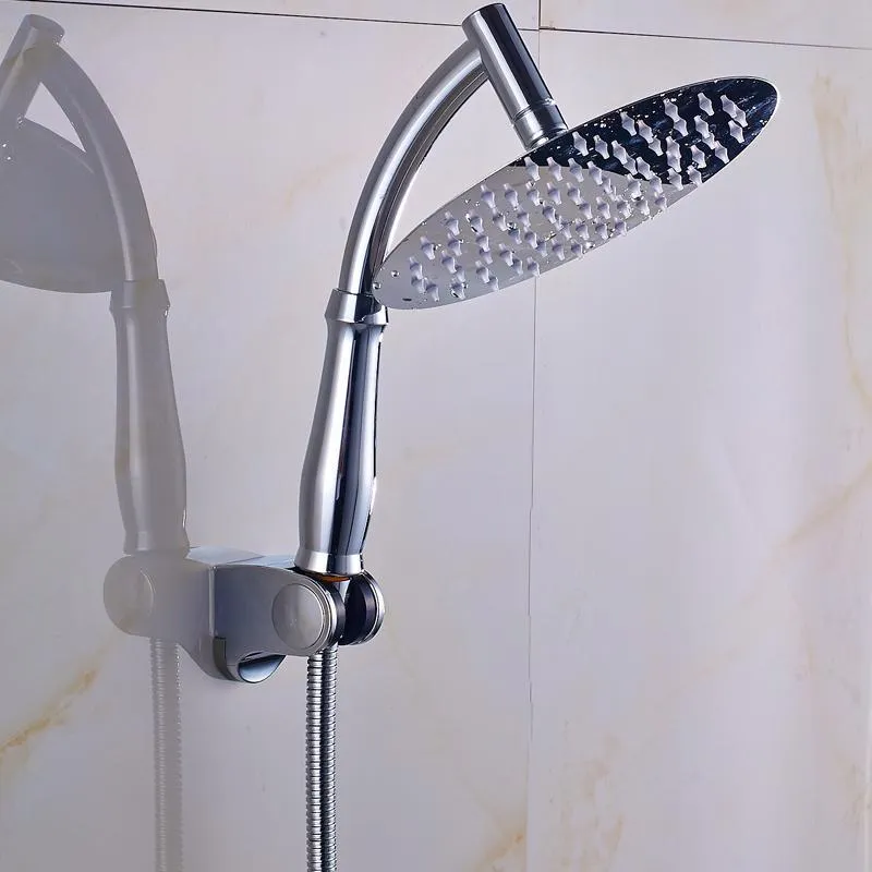 Big Round Shaped Rainfall Type Shower Head and Shower Arm with Bracket