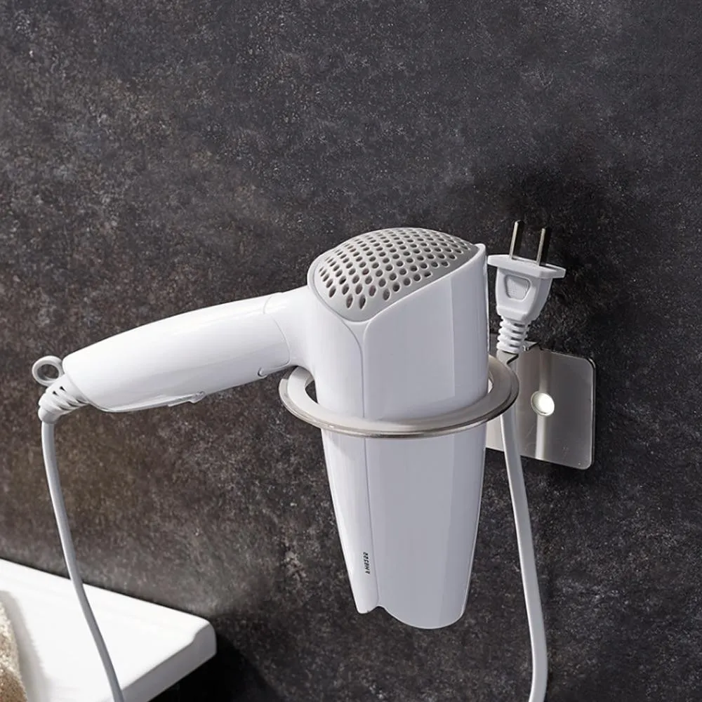 Blow Dryer Holder With Adhesive Tape