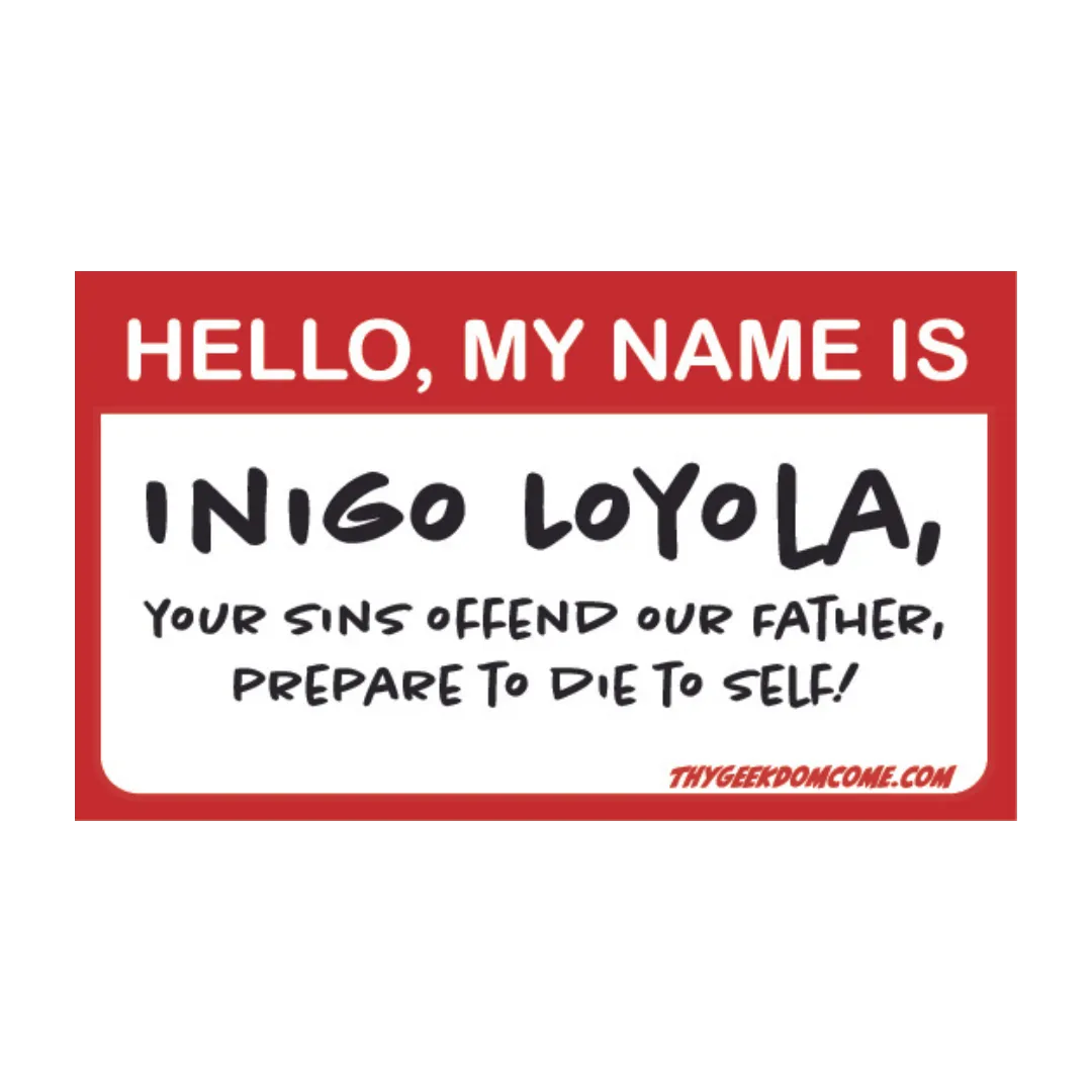 Catholic Sticker: Hello, My Name is - Wholesale (Set of 5)