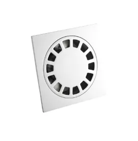 Chrome Silver Bathroom Floor Drain Cover