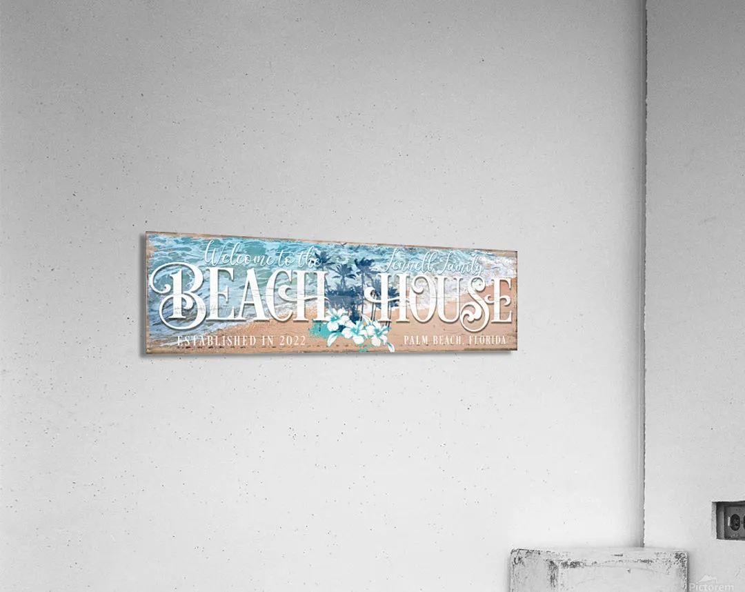 Coastal Decor - Welcome to our Beach House Signs