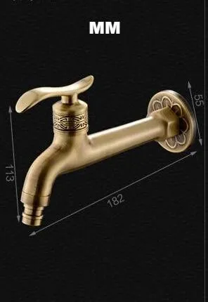 Decorative Bathroom Washing Machine Faucet