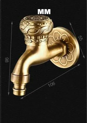 Decorative Bathroom Washing Machine Faucet