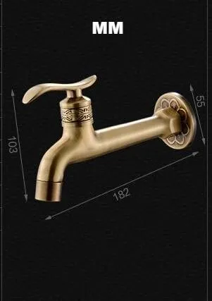 Decorative Bathroom Washing Machine Faucet
