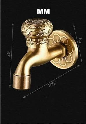 Decorative Bathroom Washing Machine Faucet