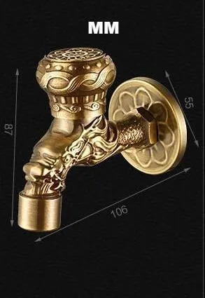 Decorative Bathroom Washing Machine Faucet