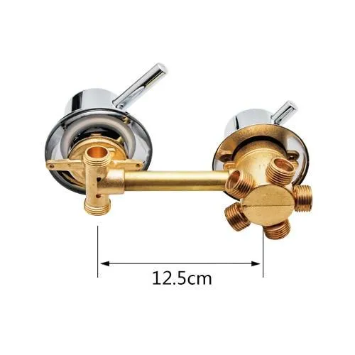 Dual Handle Bathroom Shower Mixing Valve