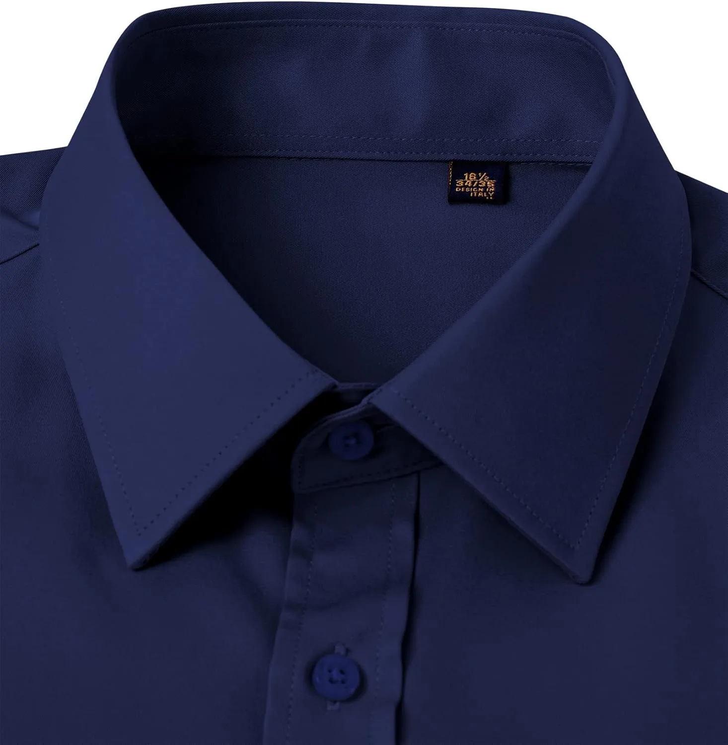 J.VER Men's French Cuff Dress Shirts Regular Fit Long Sleeve Spread Collar Metal Cufflink