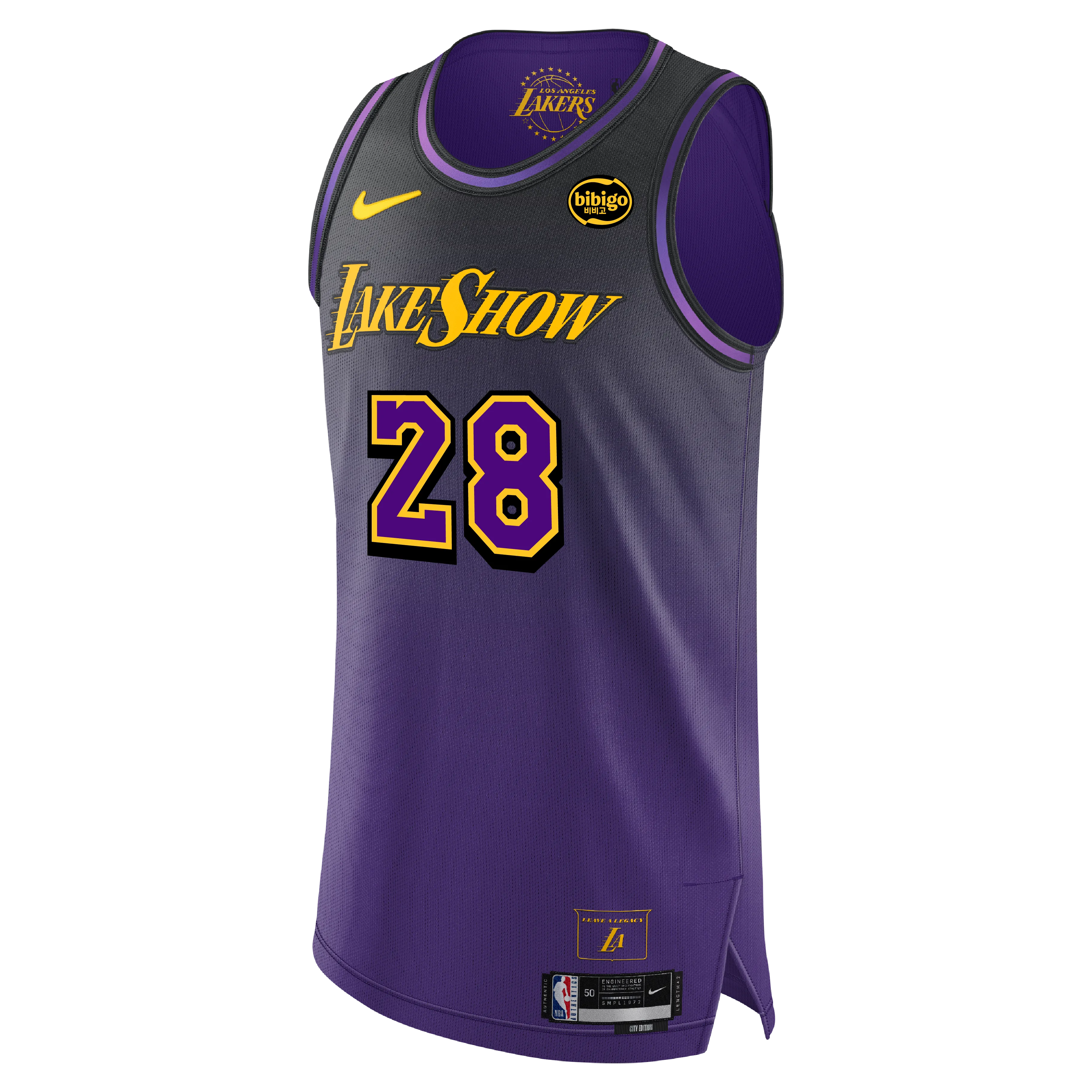 Lakers CE24 Hachimura Authentic Jersey