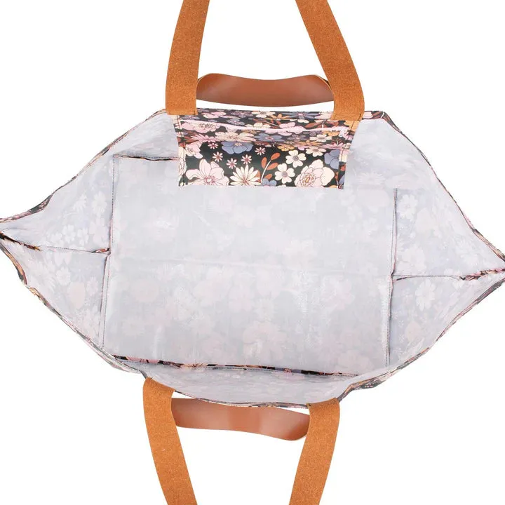 Lilac Fields Beach Bag