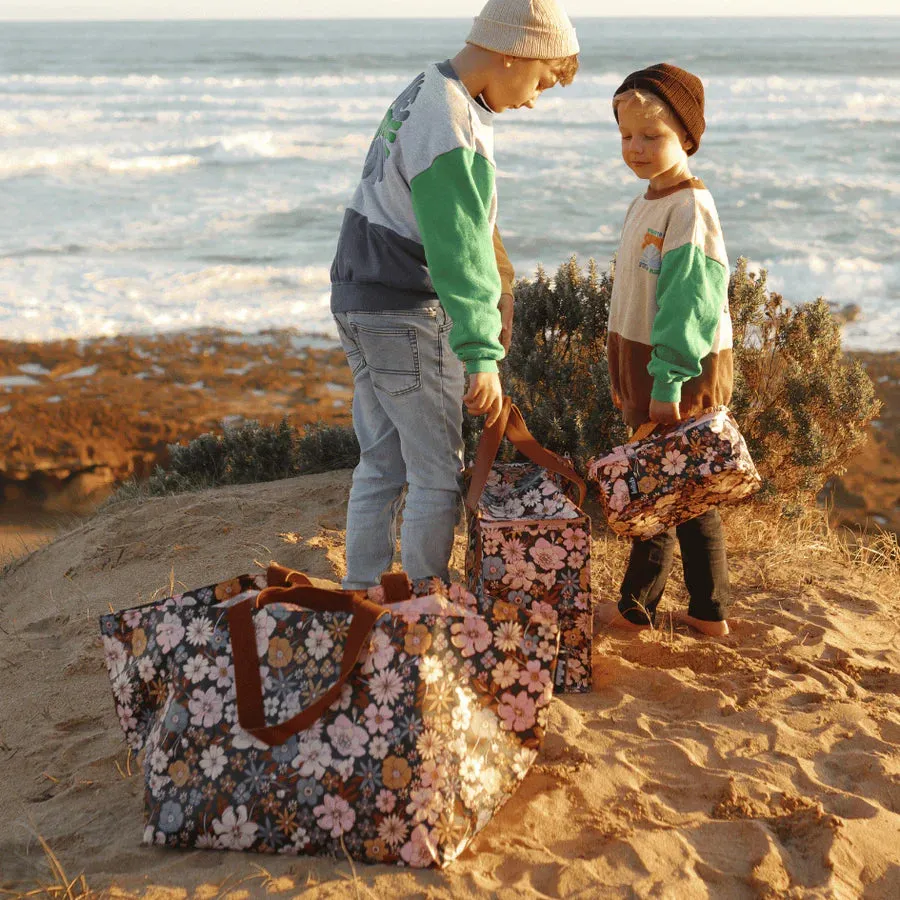Lilac Fields Beach Bag
