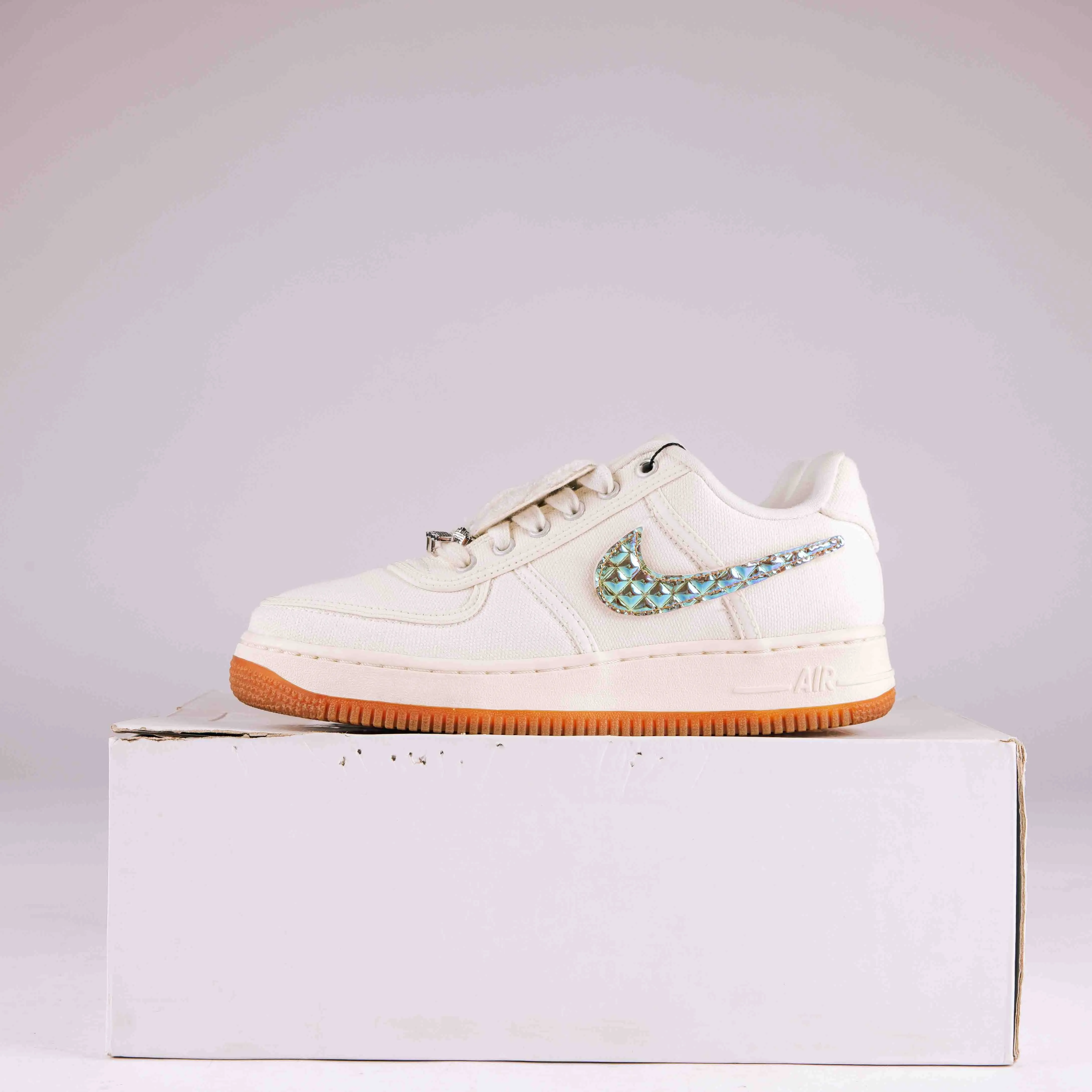 Nike Air Force 1 Low Travis Scott Sail - Used - 0138