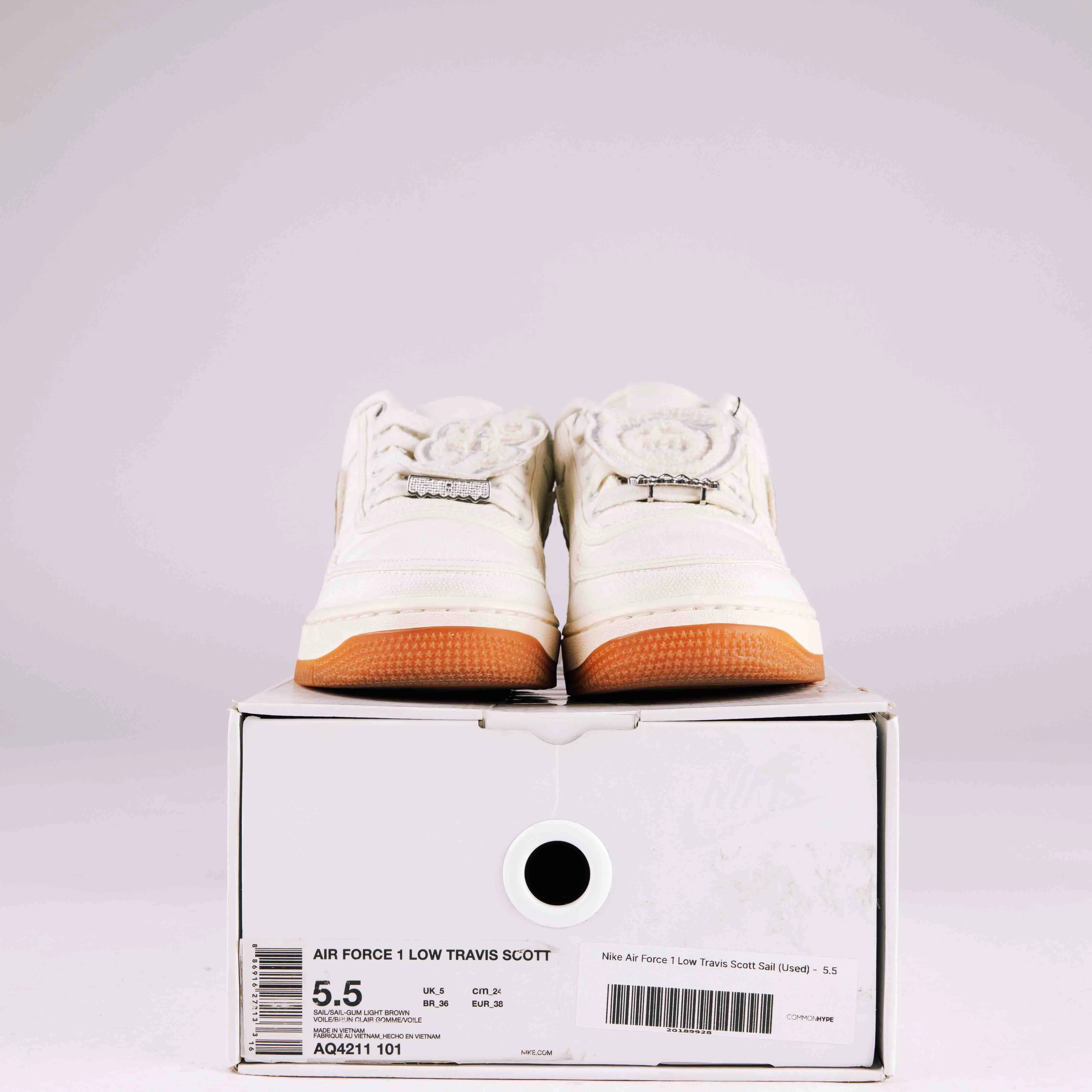 Nike Air Force 1 Low Travis Scott Sail - Used - 0138