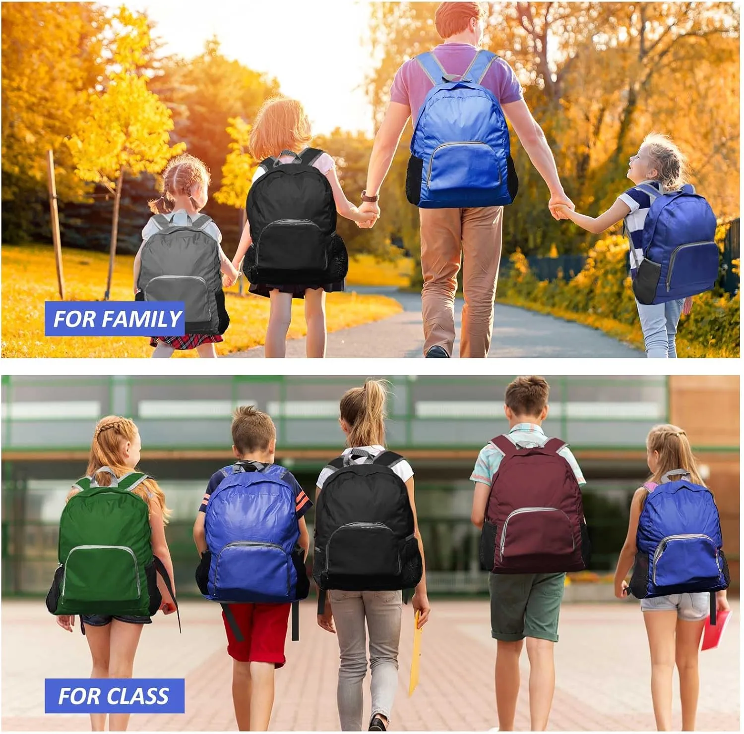 Patelai 48 Pcs 17" Backpacks Bulk for Kids Classic Colorful Bookbags for Elementary Middle High School Boys Girls (Vivid Colors)