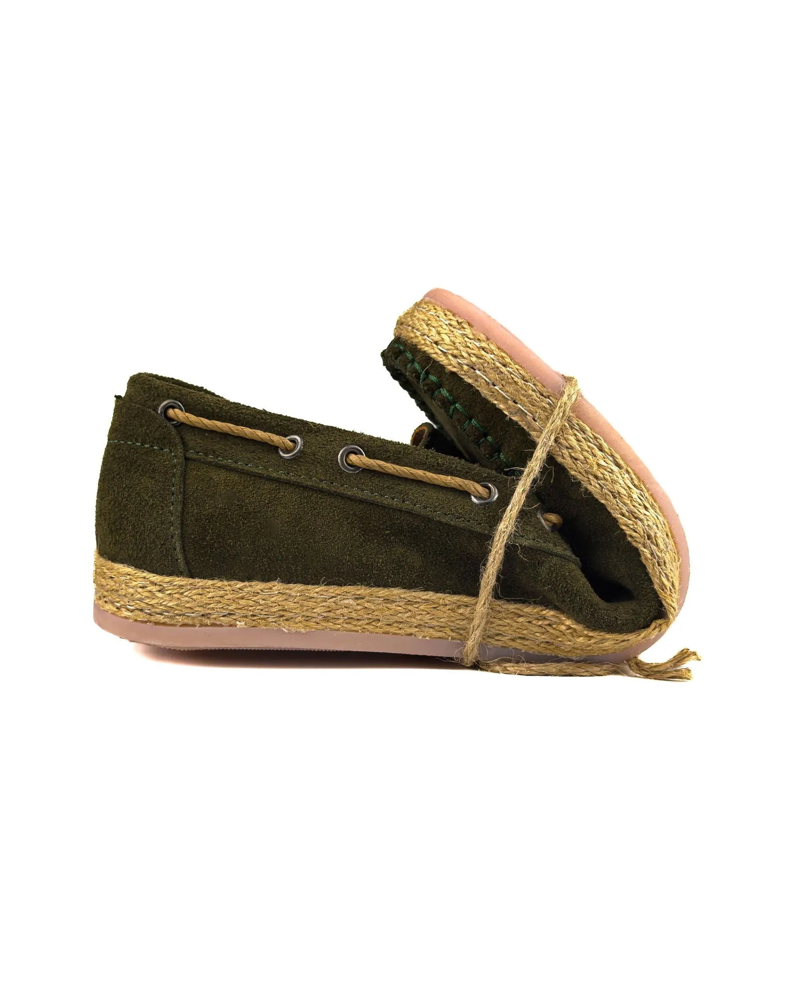 T-Hadrian Green Genuine Suede Leather Men's Loafer Shoe