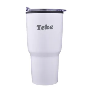 TKE Beach Day White Tumbler