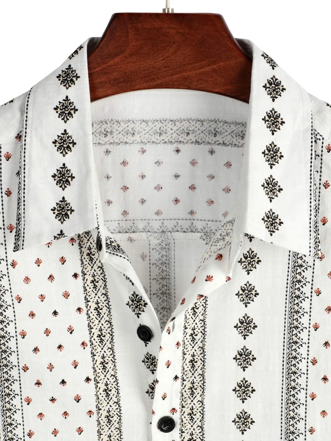 VATPAVE Mens Casual Short Sleeve Button Down Shirts Regular Fit Hawaiian Summer Shirt