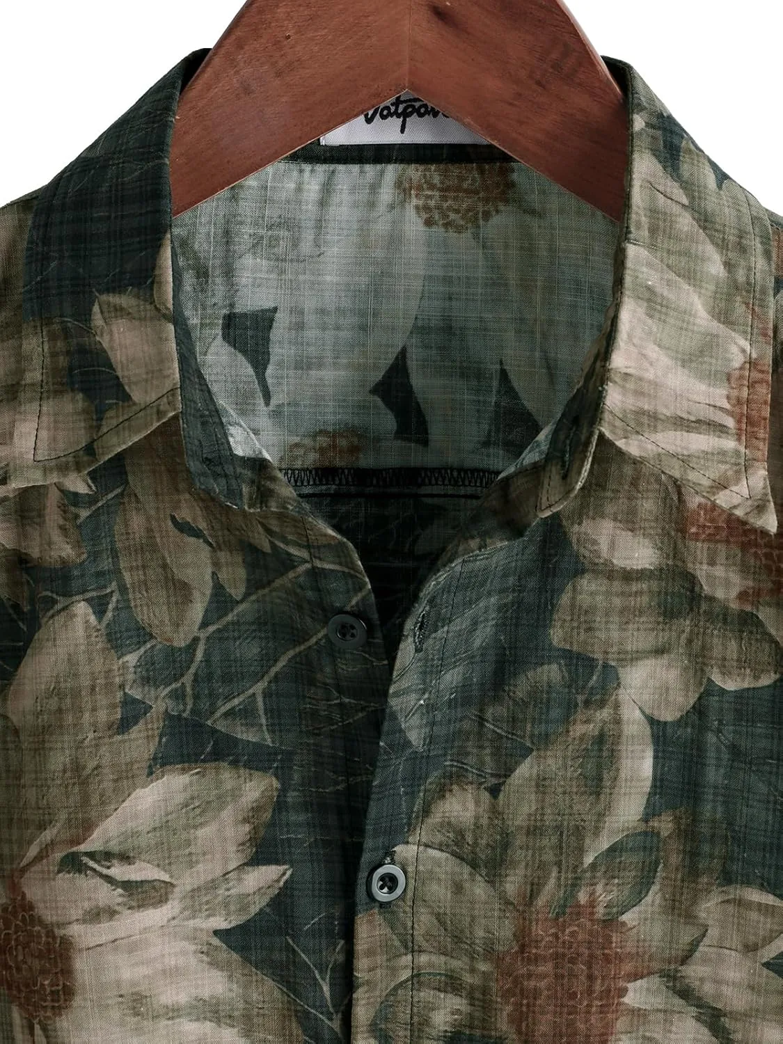 VATPAVE Mens Casual Short Sleeve Button Down Shirts Regular Fit Hawaiian Summer Shirt
